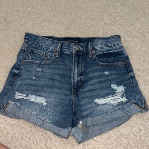 Aeropostal high rise mom shorts